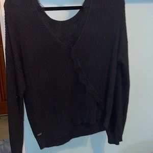 Hollister sweater. It has a little v-neck